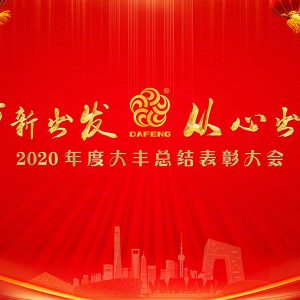 重新出发 从心出发——2020年度大丰总结表彰大会隆重召开
