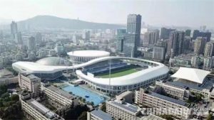 首批启用的改扩建亚运场馆——临平区体育中心正式亮相